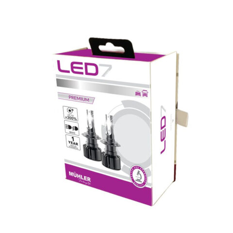 Lampa Led H4 12/24v +300% Led7